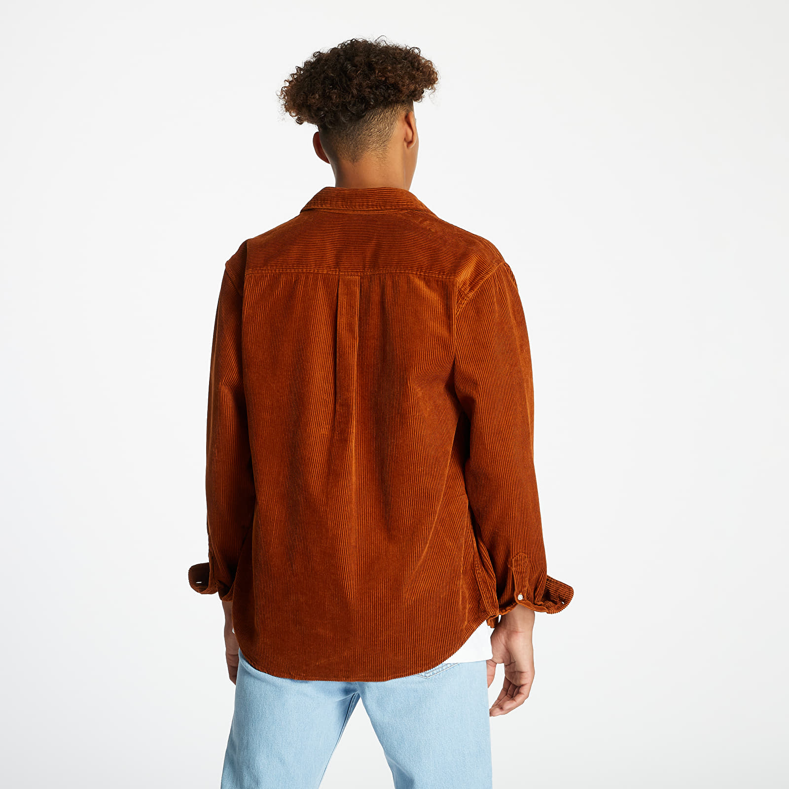 Srajce  Carhartt WIP Longsleeve Madison Cord Shirt Brandy/ Wax
