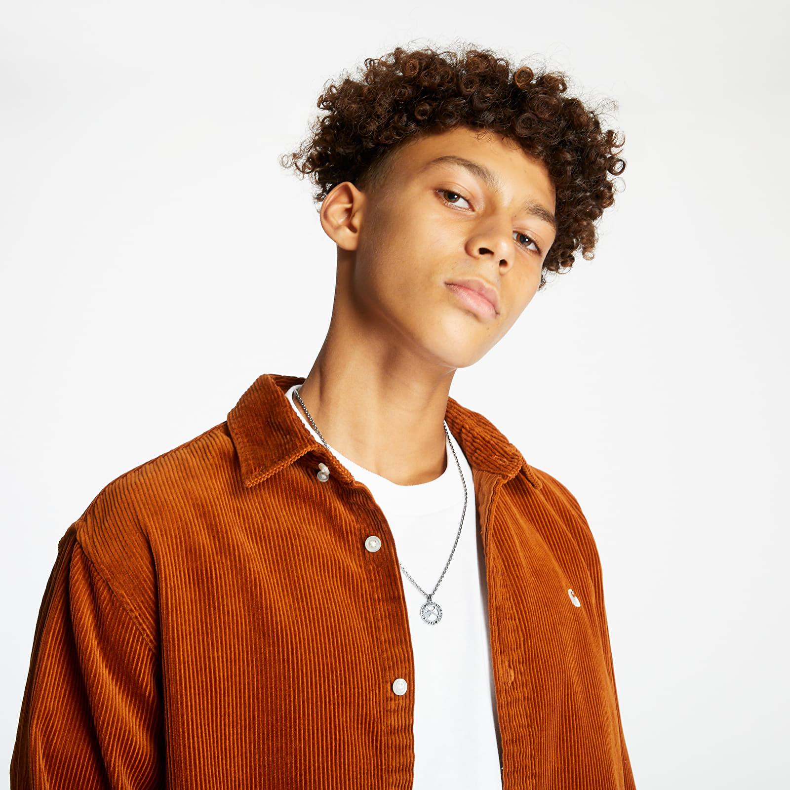 Srajce  Carhartt WIP Longsleeve Madison Cord Shirt Brandy/ Wax