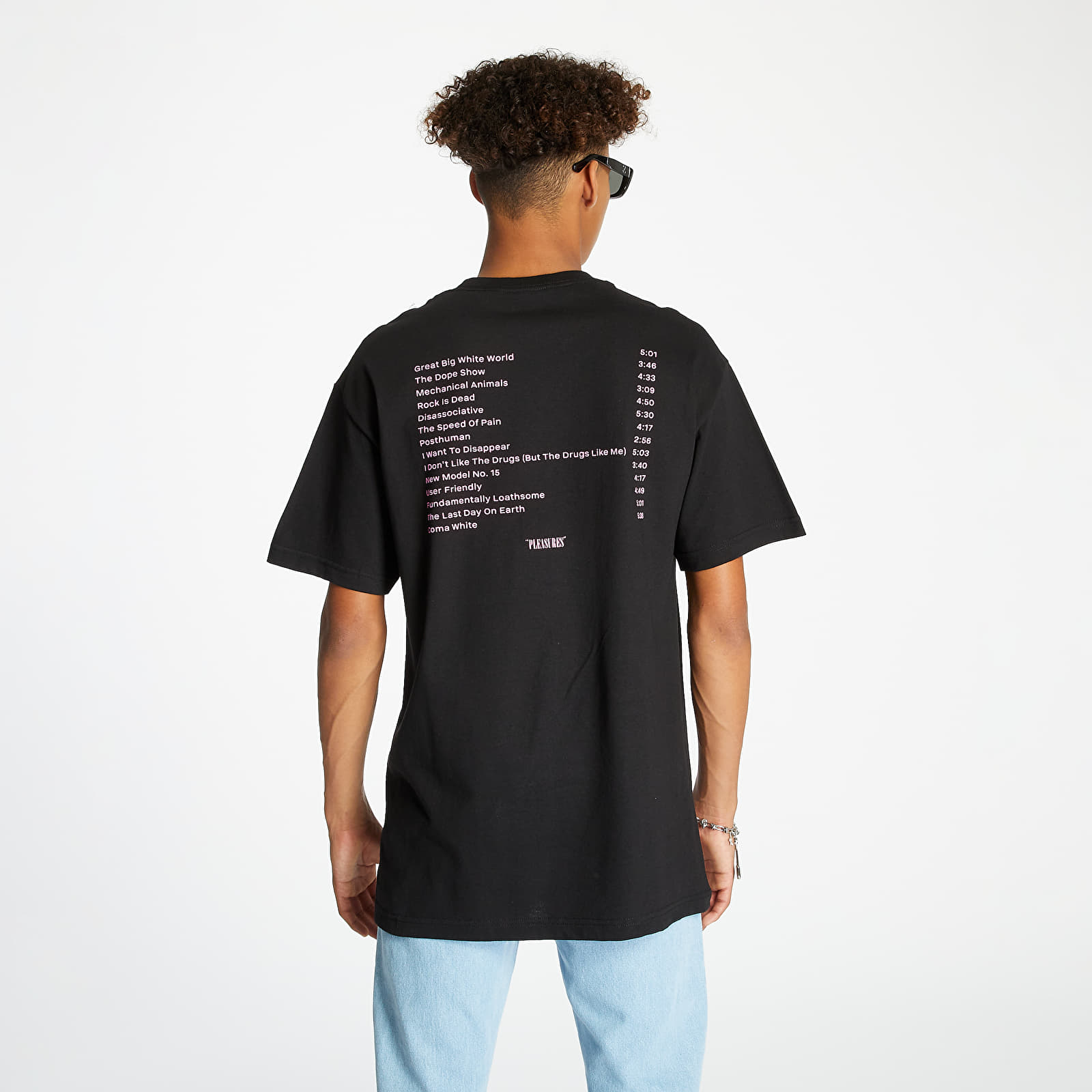 Männer Bekleidung PLEASURES x Marilyn Manson Smells Tee Black