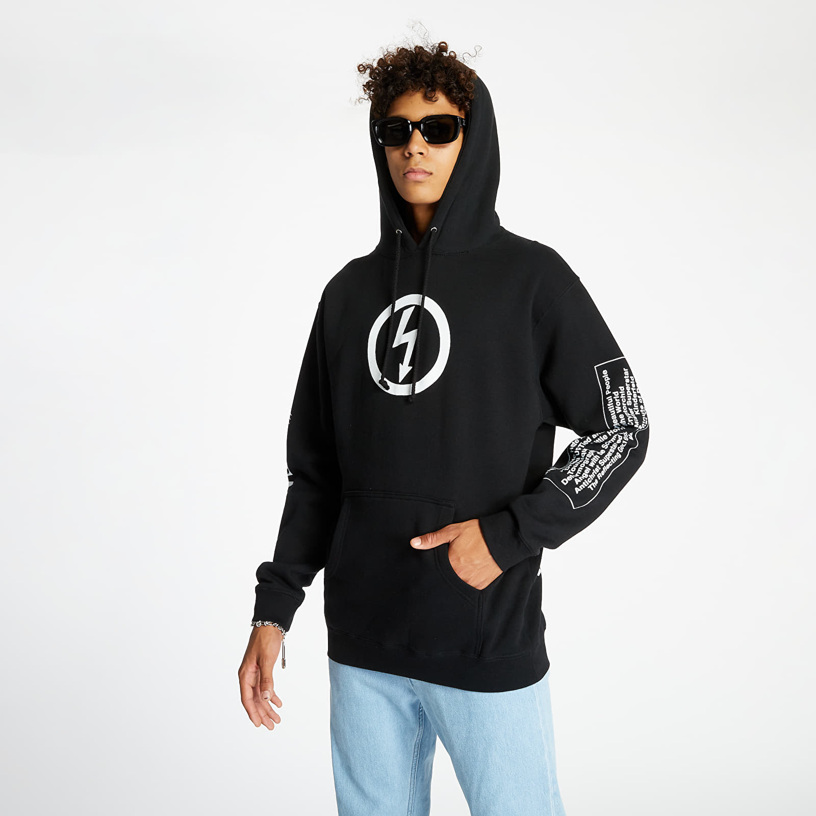 Sudaderas PLEASURES x Marilyn Manson Antichrist Hoodie Black Footshop