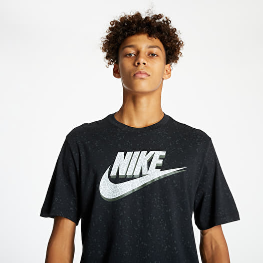 black nike swoosh tshirt