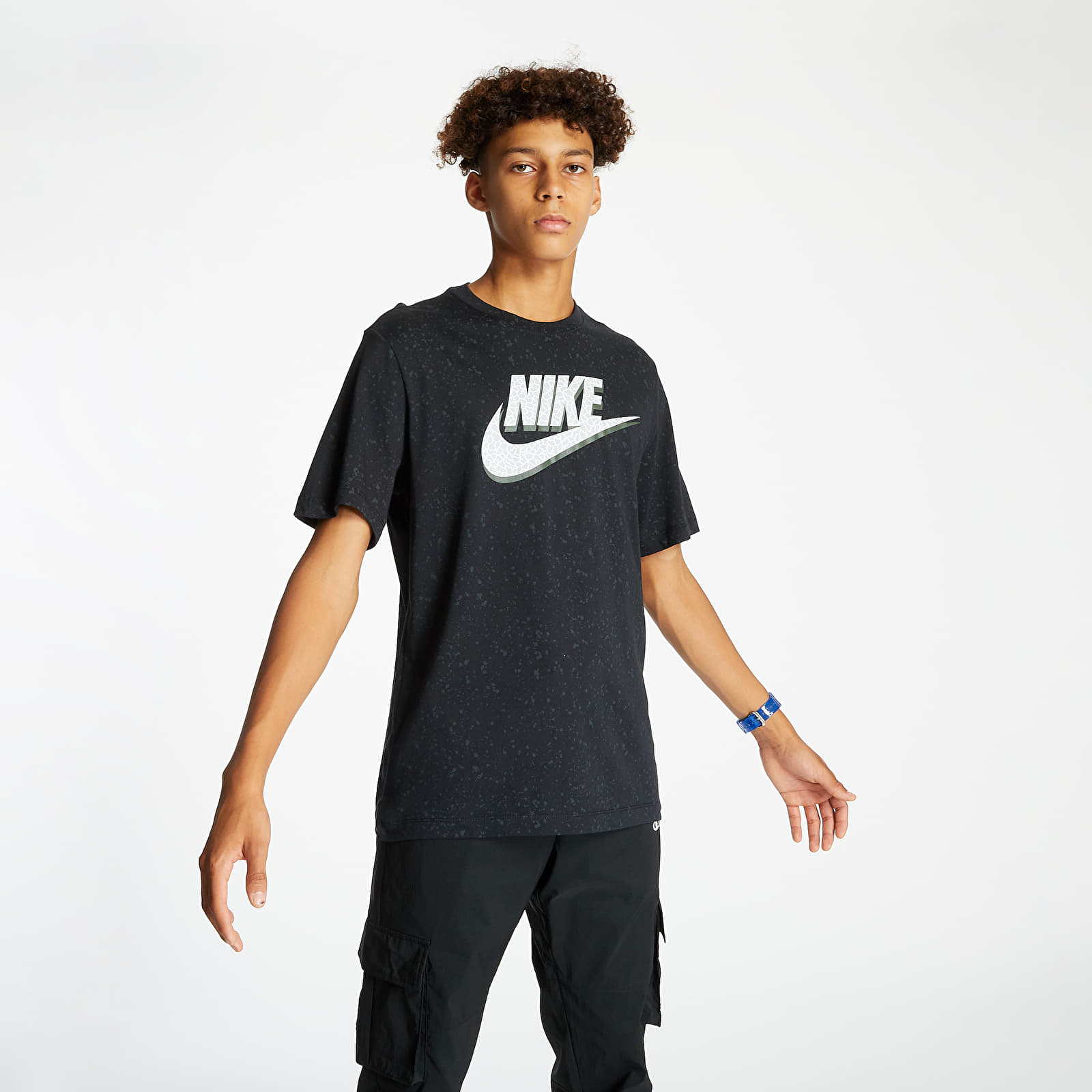 T-shirts Nike Sportswear Men's Swoosh Tee Black