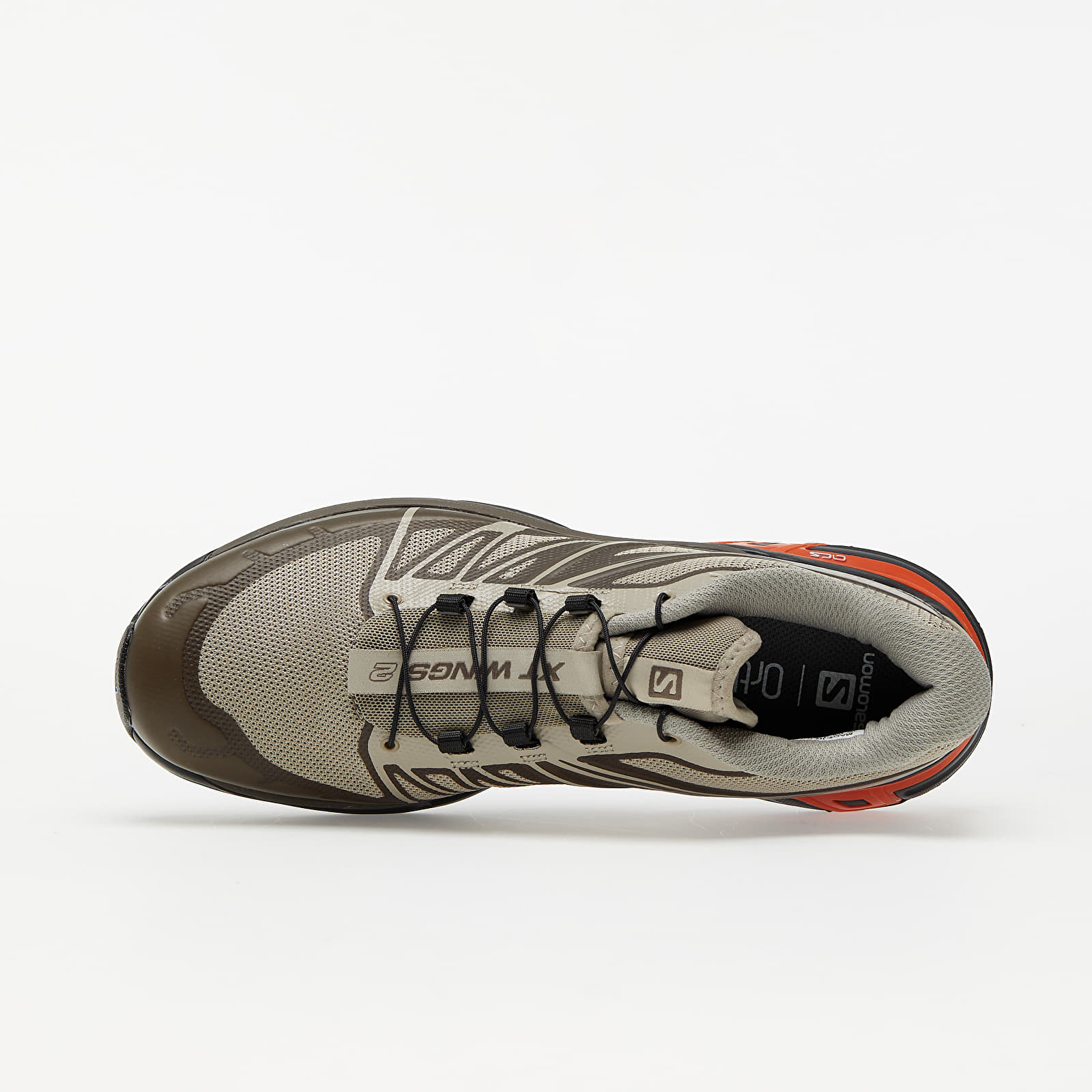 Herren Sneaker und Schuhe Salomon XT-Wings 2 Advanced Vintage Kaki/ Ebony/ Autumn Blaze