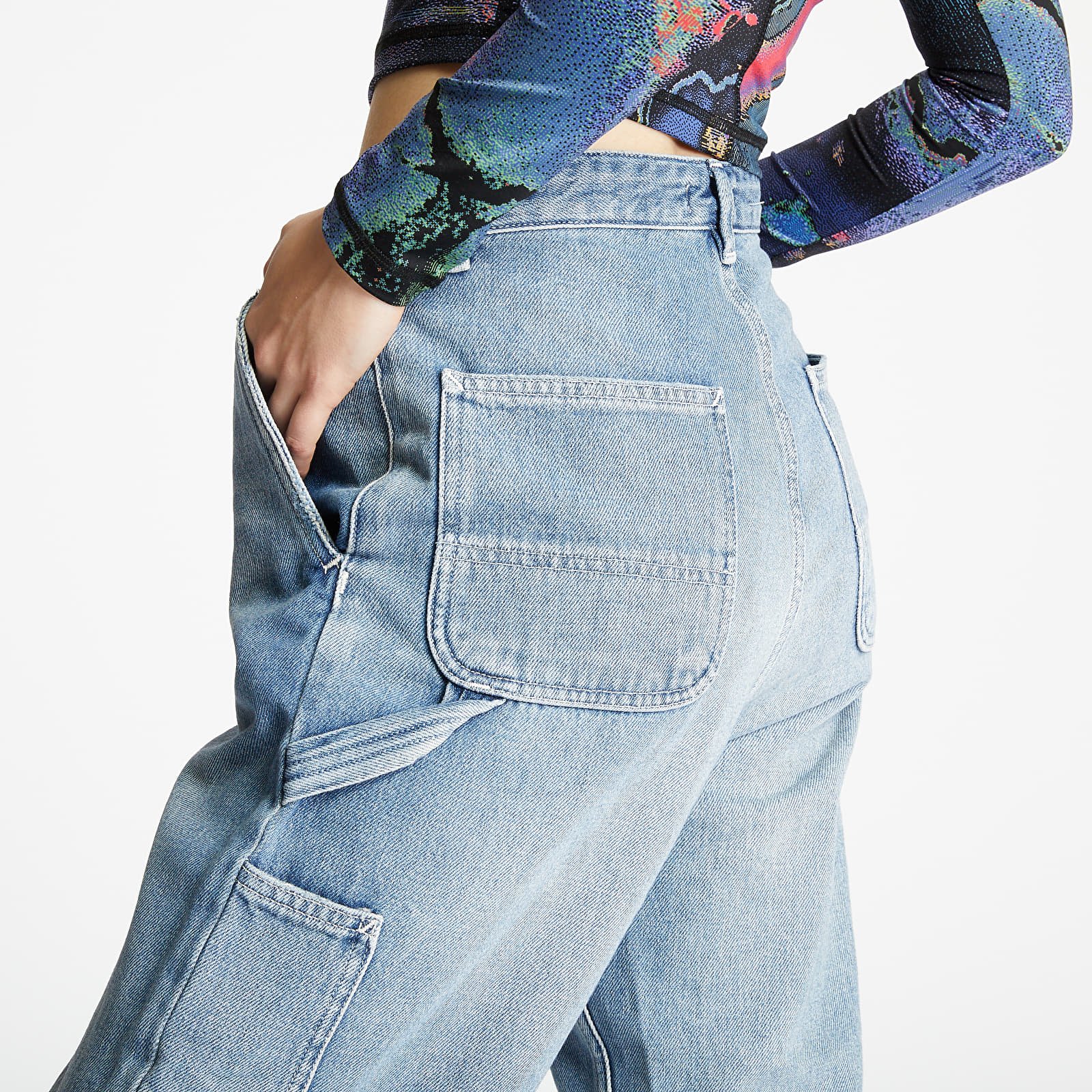 Nadrágok Carhartt WIP W' Pierce Pants Blue