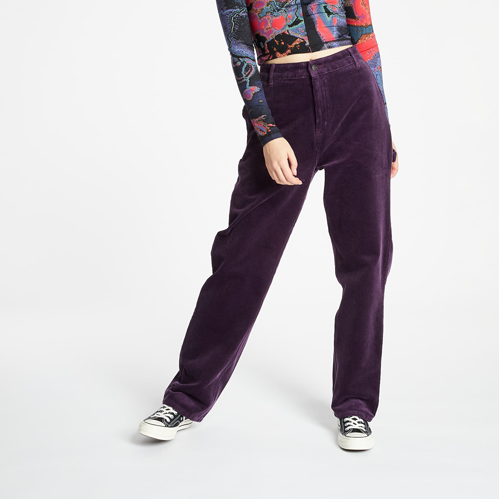Pants Carhartt WIP W' Pierce Pants Straight Boysenberry