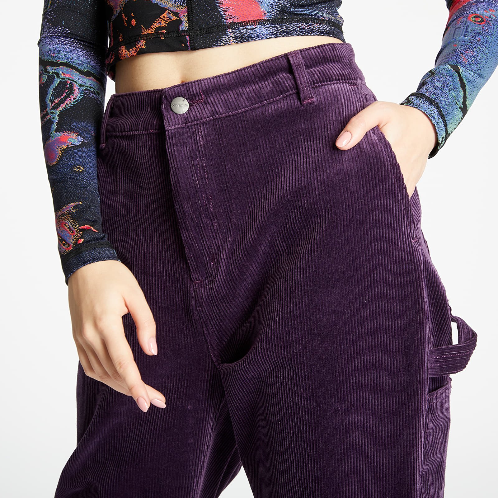 Pants Carhartt WIP W' Pierce Pants Straight Boysenberry