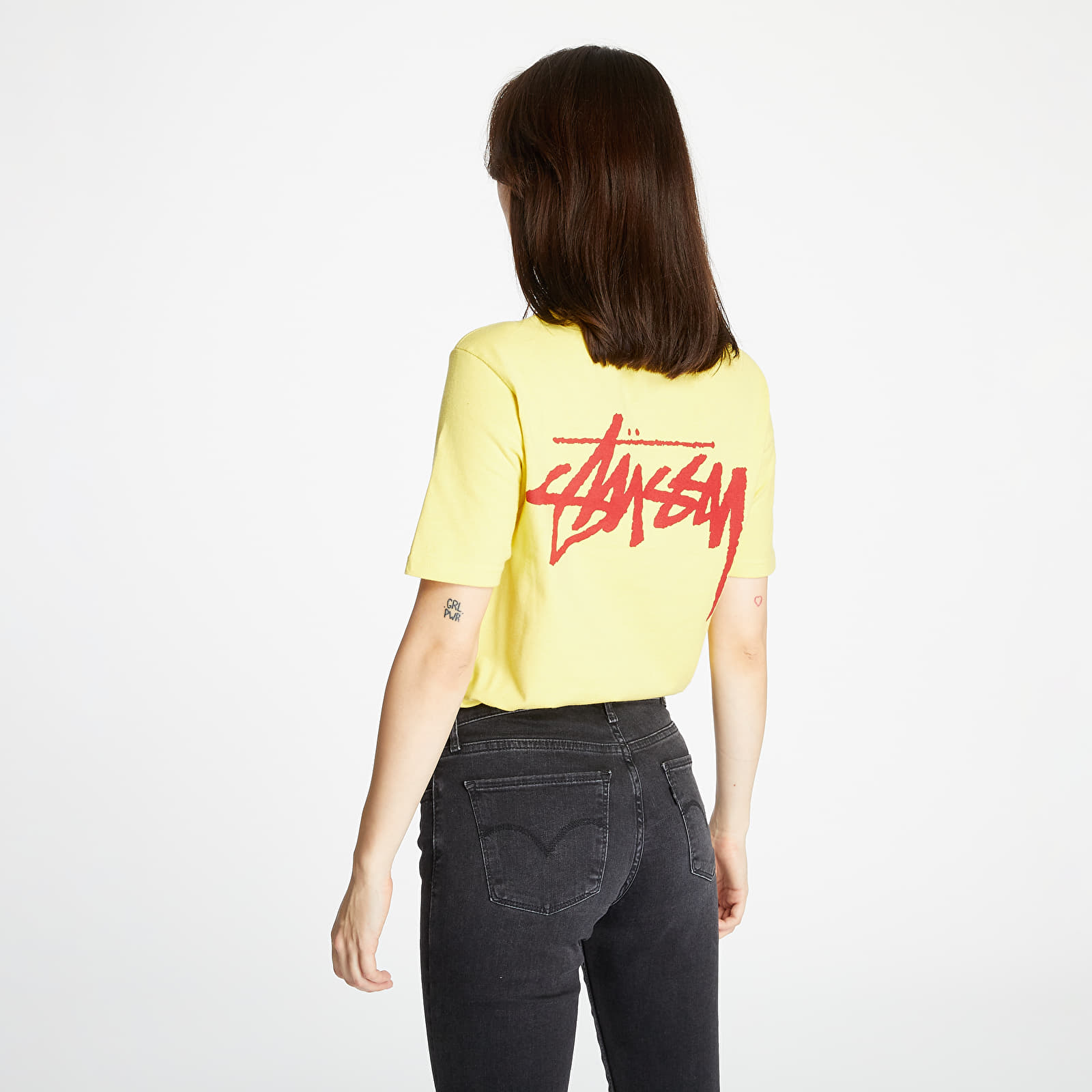 T-shirts Stüssy Classic Stock Tee Lemon