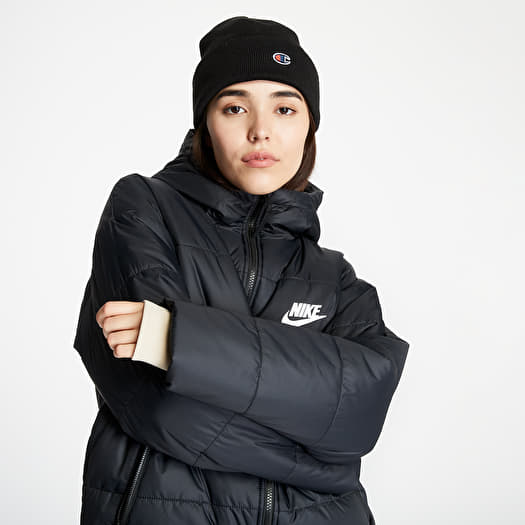Nike black reversible synthetic fill jacket sales