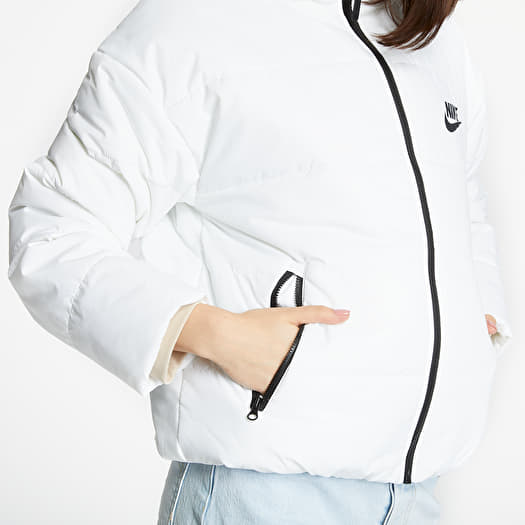 white nike sportswear jacket