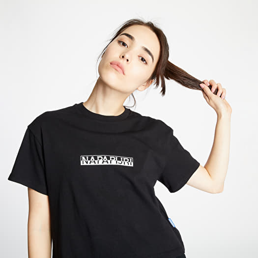 T-shirts NAPAPIJRI S-Box Cropped Tee Black | Footshop