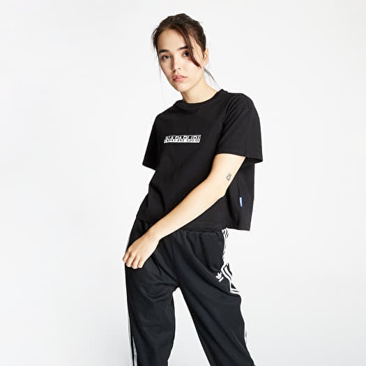 T-shirts NAPAPIJRI S-Box Cropped Tee Black | Footshop
