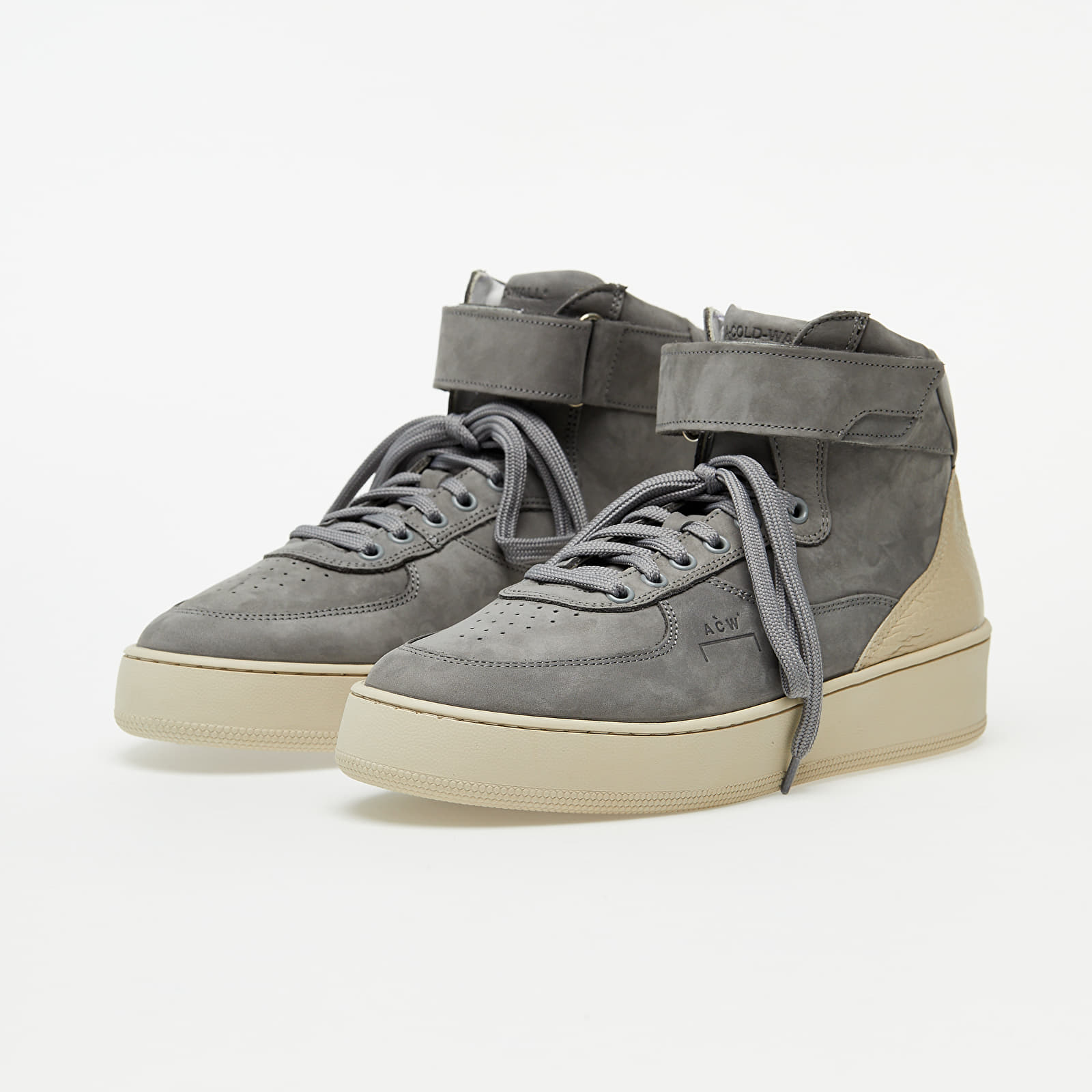 Pánské tenisky a boty A-COLD-WALL* Rhombus Hi-Top Stone