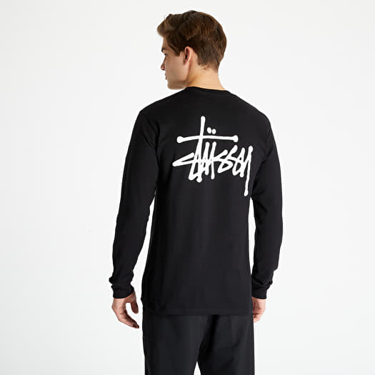 Stüssy Basic Long Sleeve Tee Black | Footshop