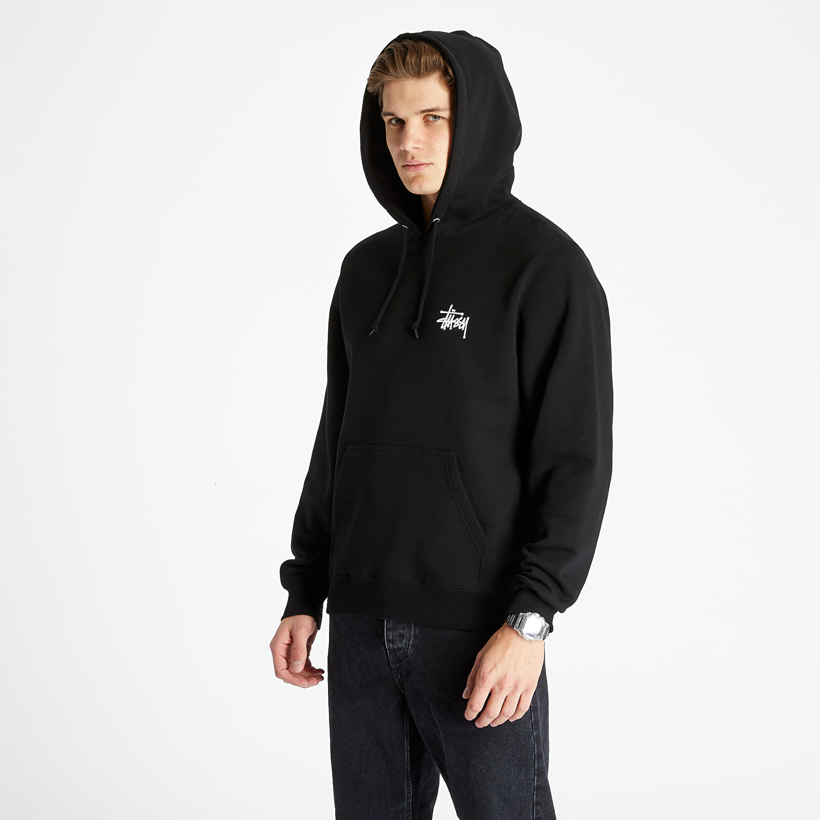 Hoodies and sweatshirts  Stüssy Basic Hoodie Black