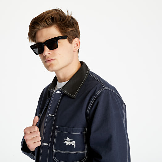 Stüssy Brushed Moleskin Chore Jacket Navy | Footshop