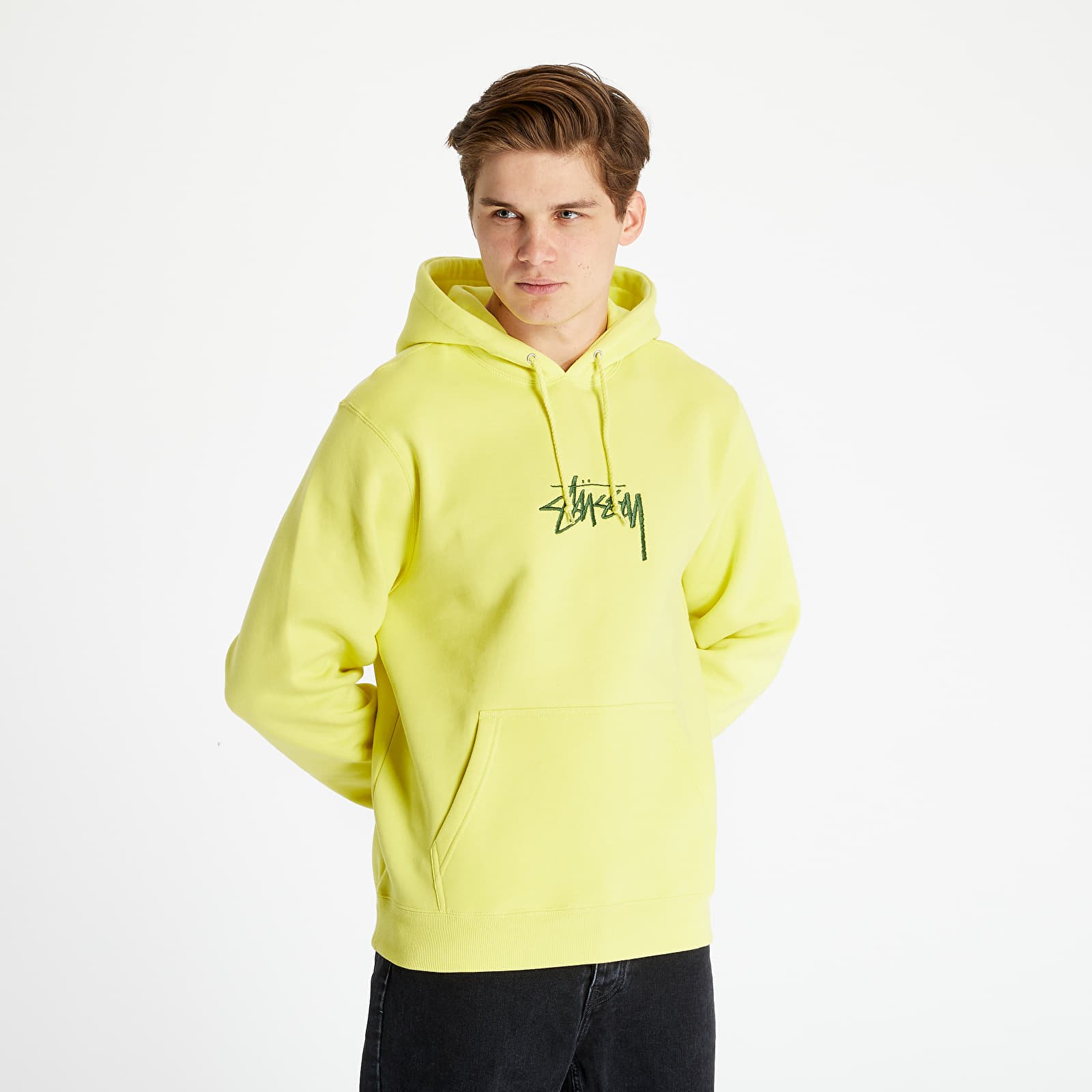 Pull stussy jaune 2025