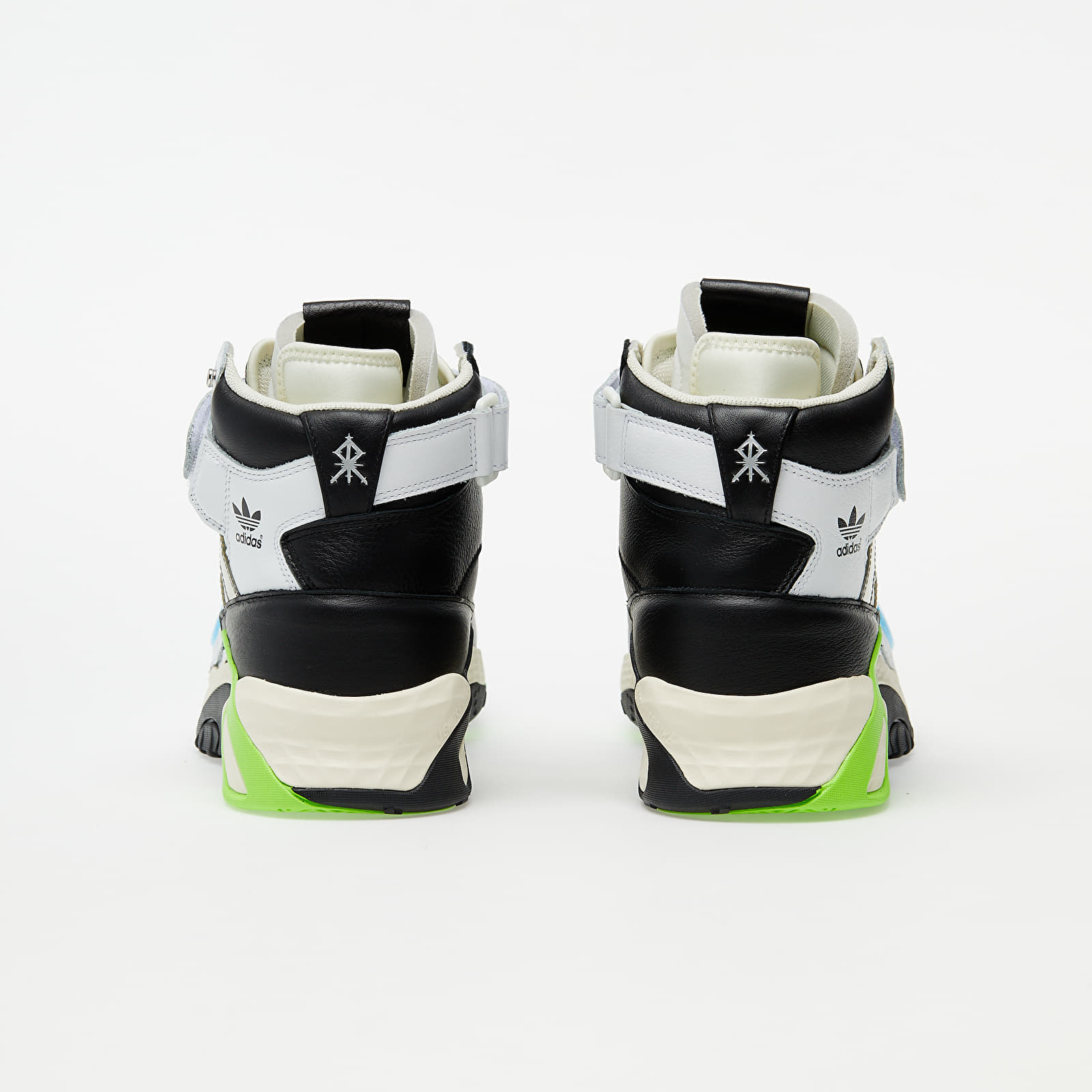 Men's shoes adidas x Sankuanz Streetball Forum Ftwr White/ Silver Metalic/  Solar Green | Footshop