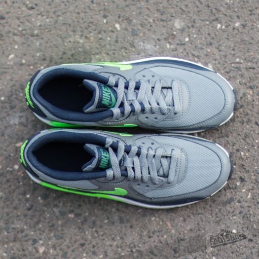 nike gray and green shoes