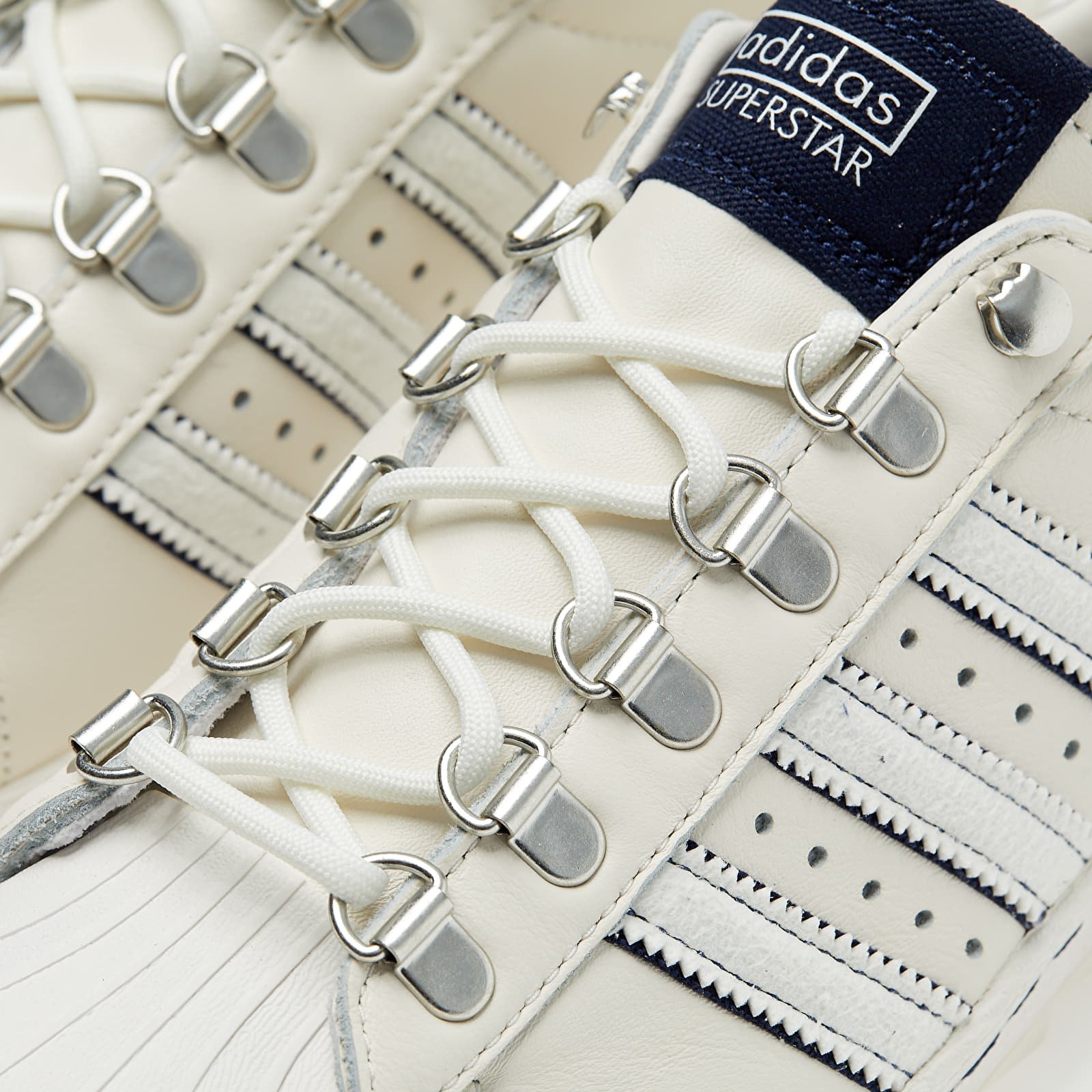 Pánské tenisky a boty Footshop x adidas Superstar Blueprinting Core White/ Night Indigo/ Night Indigo