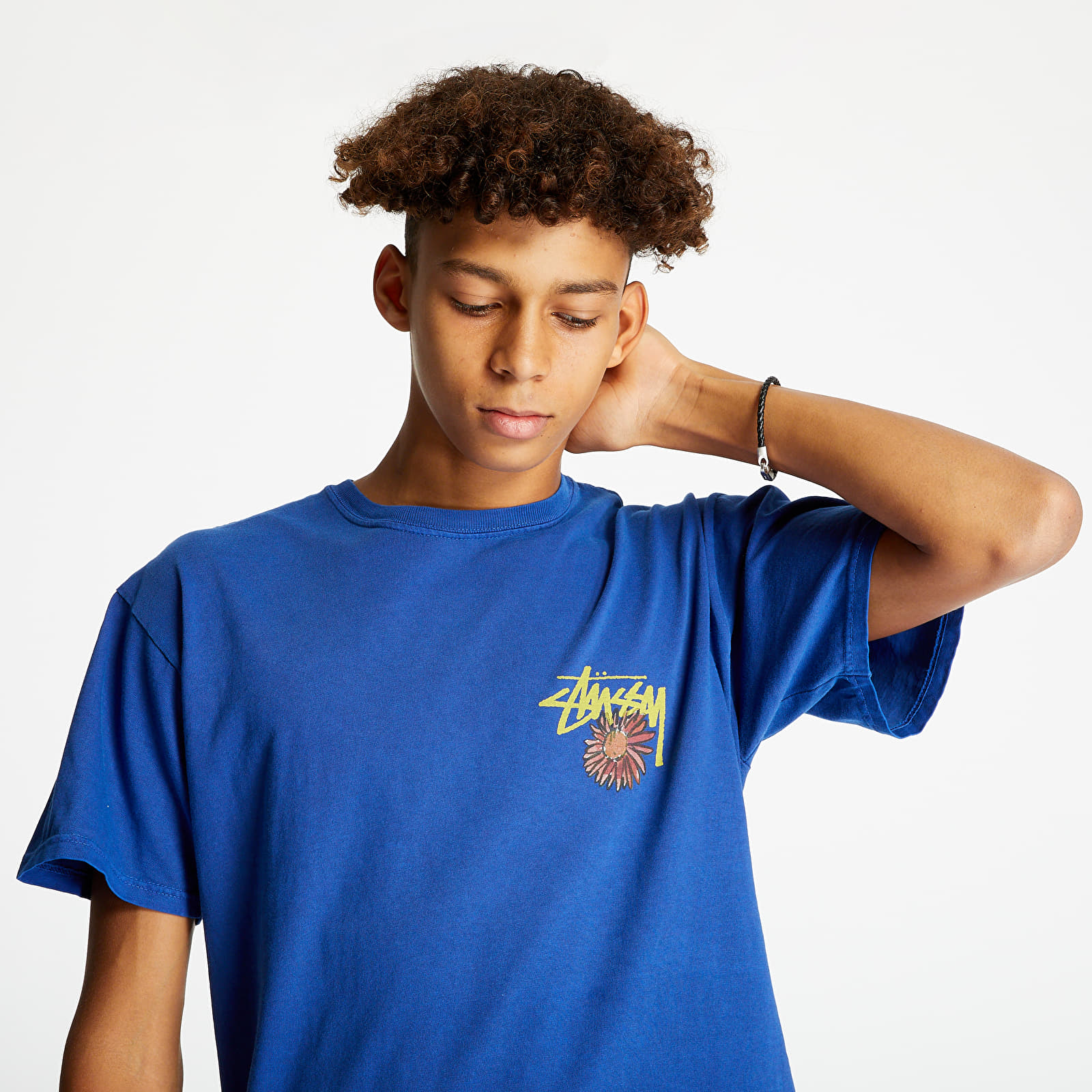 T-shirts Stüssy Smokin' Skull Pig. Dyed Tee Dark Blue