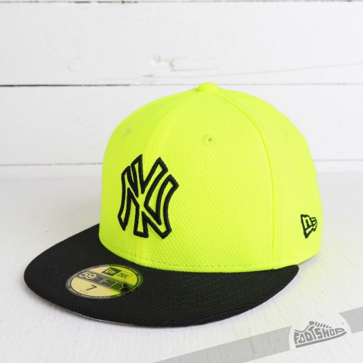 New Era 59Fifty Diamond Basic New York Yankees Yellow/Black Fitted Cap