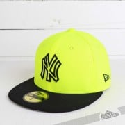 New Era 59Fifty Diamond Basic New York Yankees Black/Neon Fitted Cap