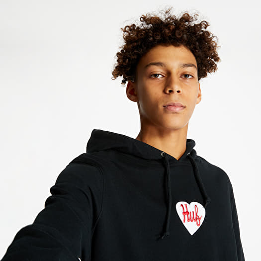 Huf plastic outlet heart hoodie