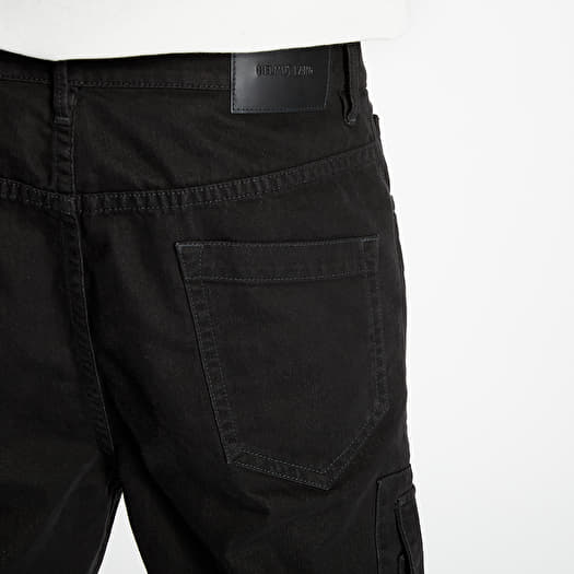Pants HELMUT LANG Cropped Cargo Jeans Black | Footshop