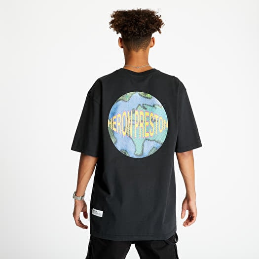 T shirts HERON PRESTON Workwear Tee Black Orange Footshop