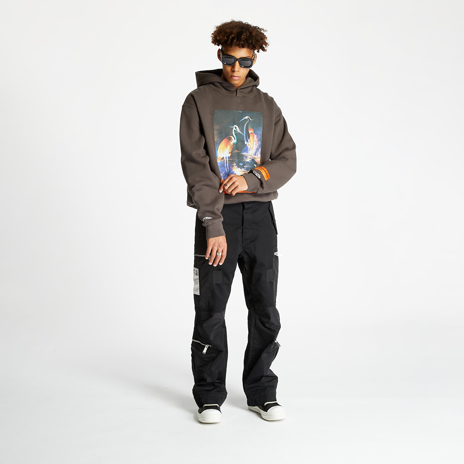 Hoodies and sweatshirts  HERON PRESTON Hoodie Onyx