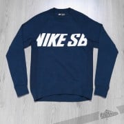 Nike SB Sweatshirt Obsidian/White