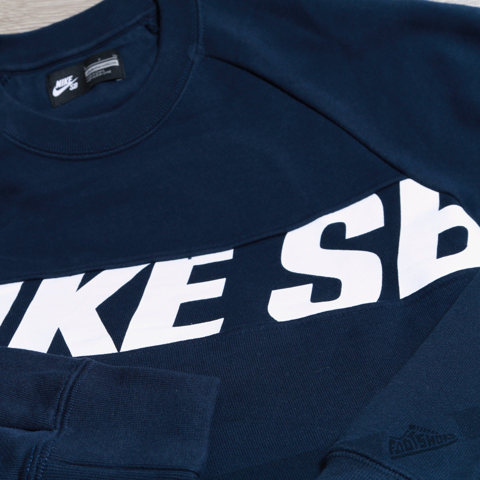 Bluzy Nike SB Sweatshirt Obsidian/White