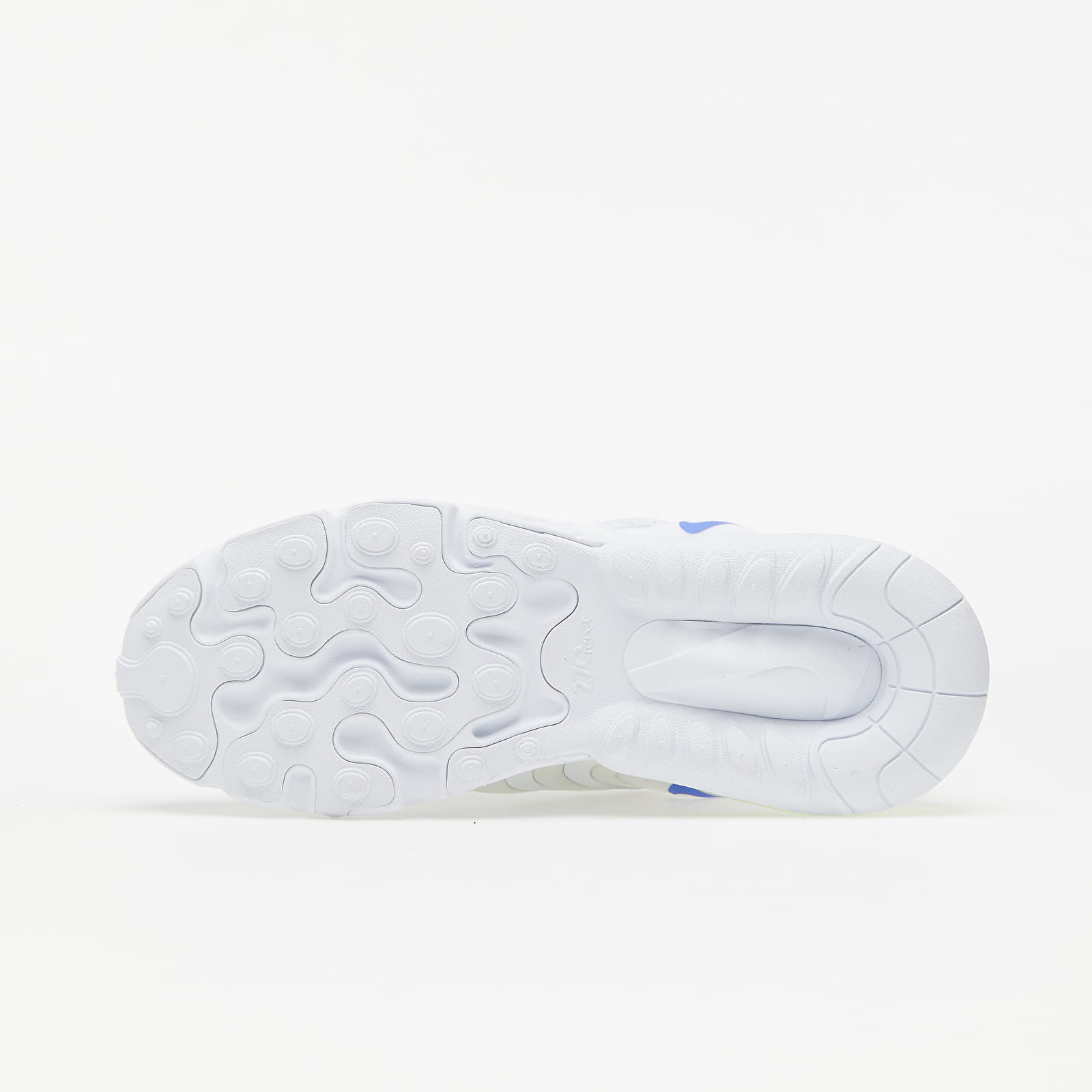 Kids' sneakers and shoes Nike Air Max 270 React ENG GS White/ Sapphire-Laser Orange-Aurora Green