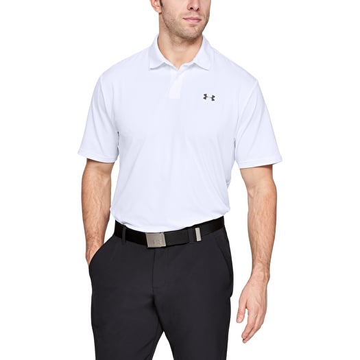 T shirts Under Armour Performance Polo 2.0 White Pitch Gray Footshop