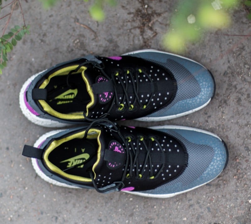 Zapatillas Hombre Nike Air Huarache Utility Premium Medium Berry/ Dark Grey-Black-Cactus