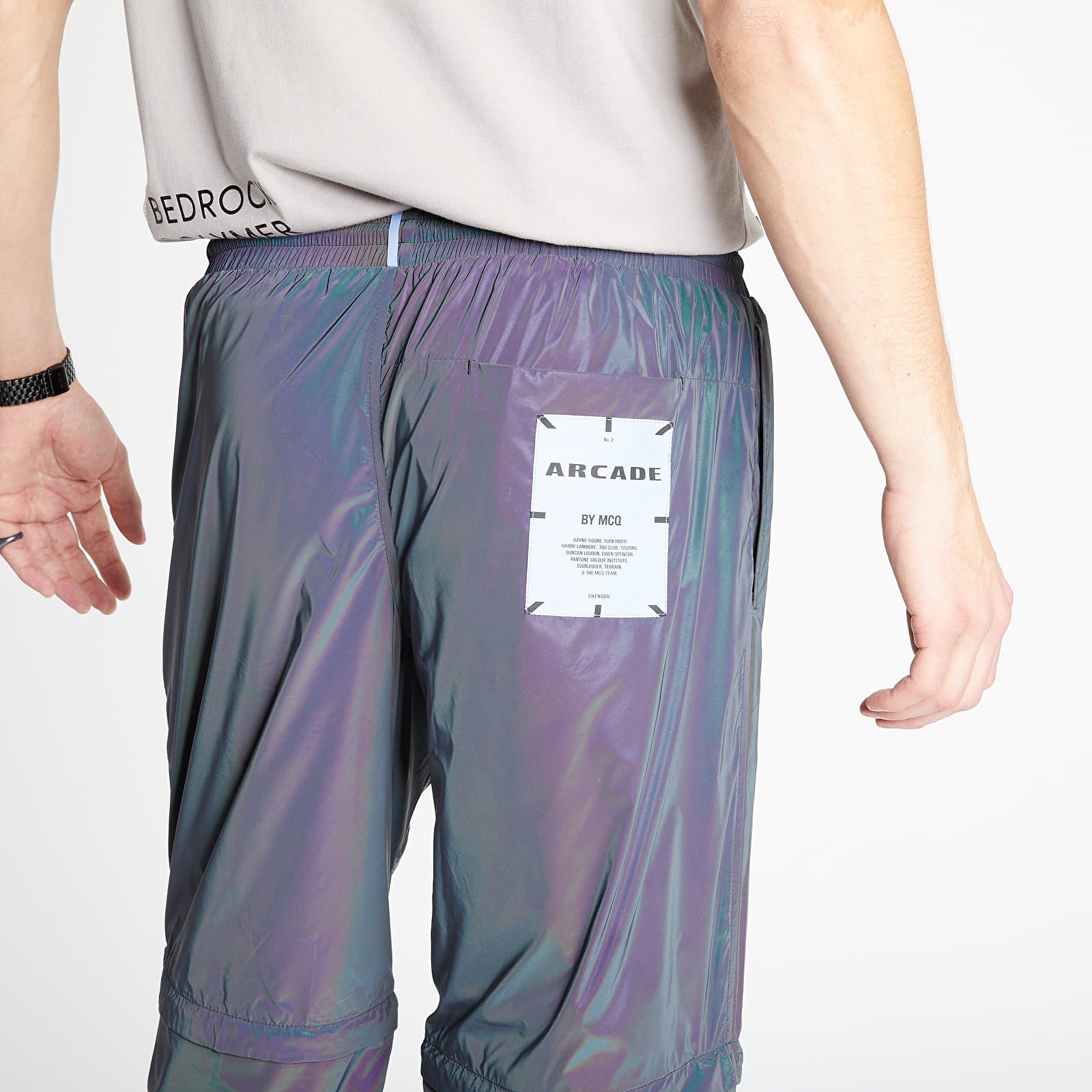 Džínsy a nohavice McQ Zip Off Shell Track Pants Multicolor