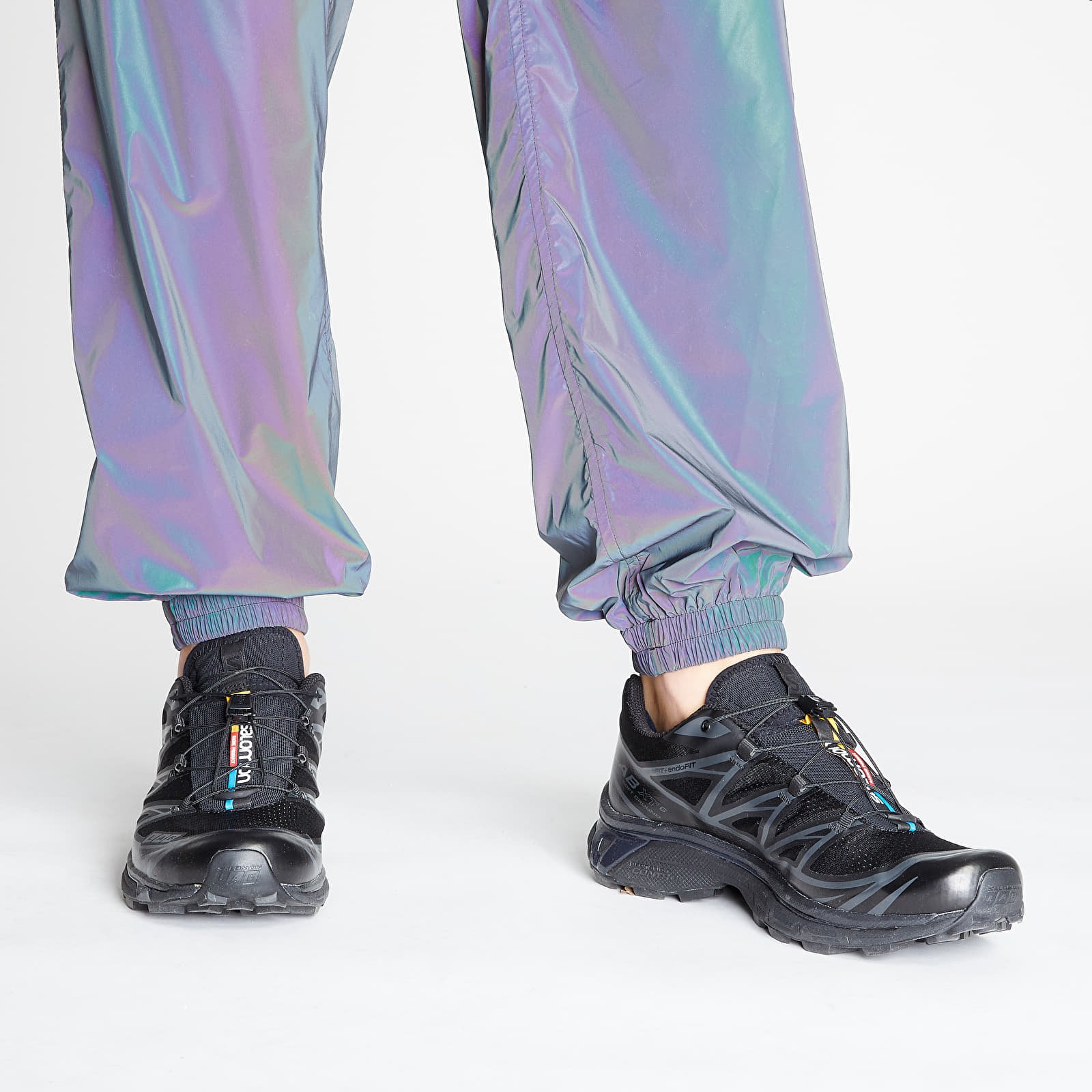 Džínsy a nohavice McQ Zip Off Shell Track Pants Multicolor