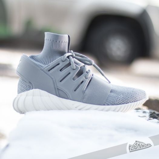 Men s shoes adidas Tubular Doom Primeknit Solid Grey Solid Grey Vintage White Footshop