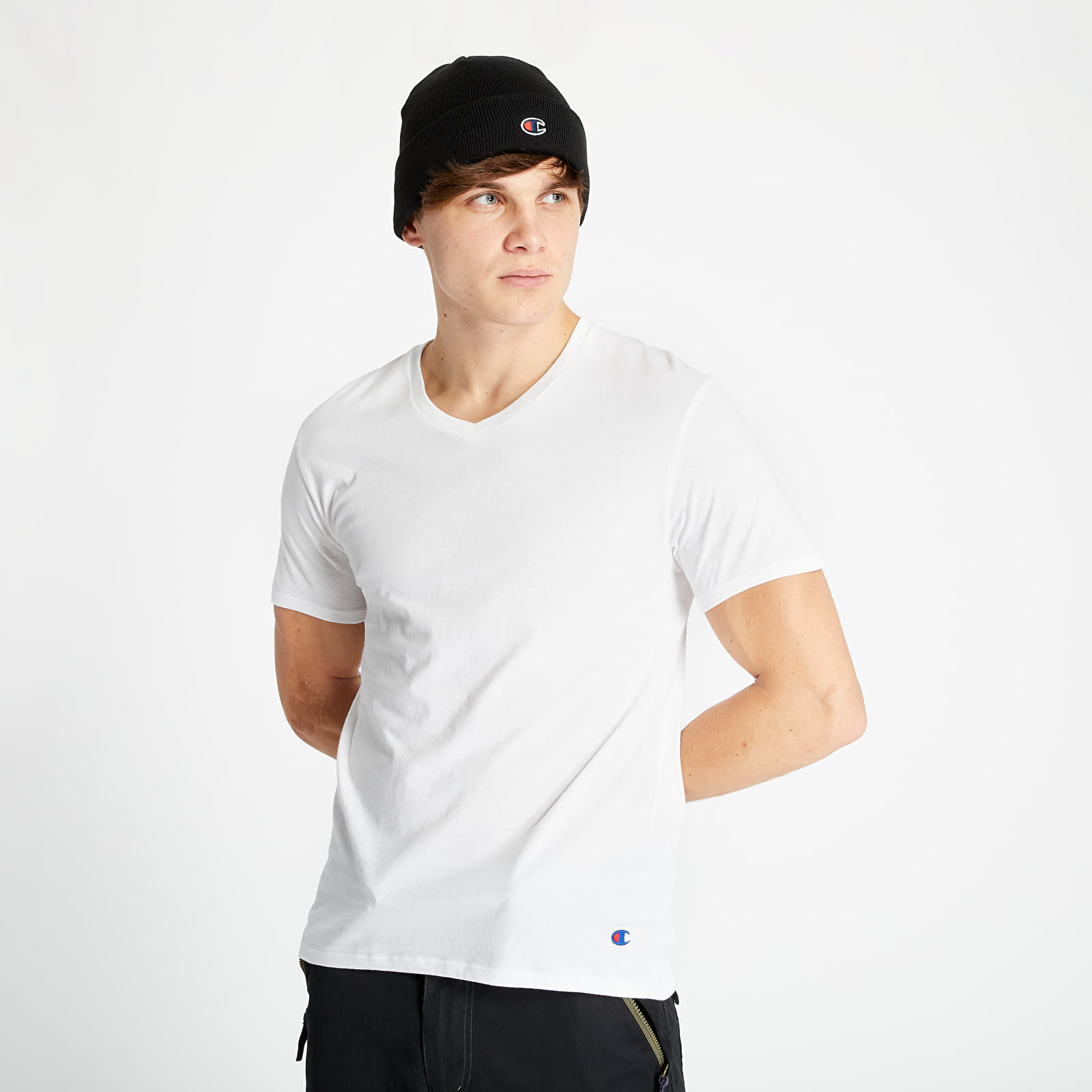 Camisetas Champion 2Pack V-Neck Tee White