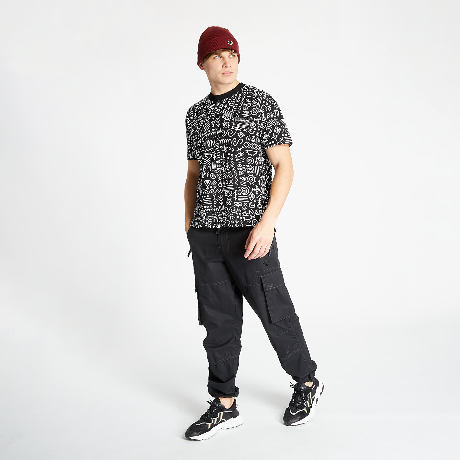 Pólók NAPAPIJRI Noaide Tee Black