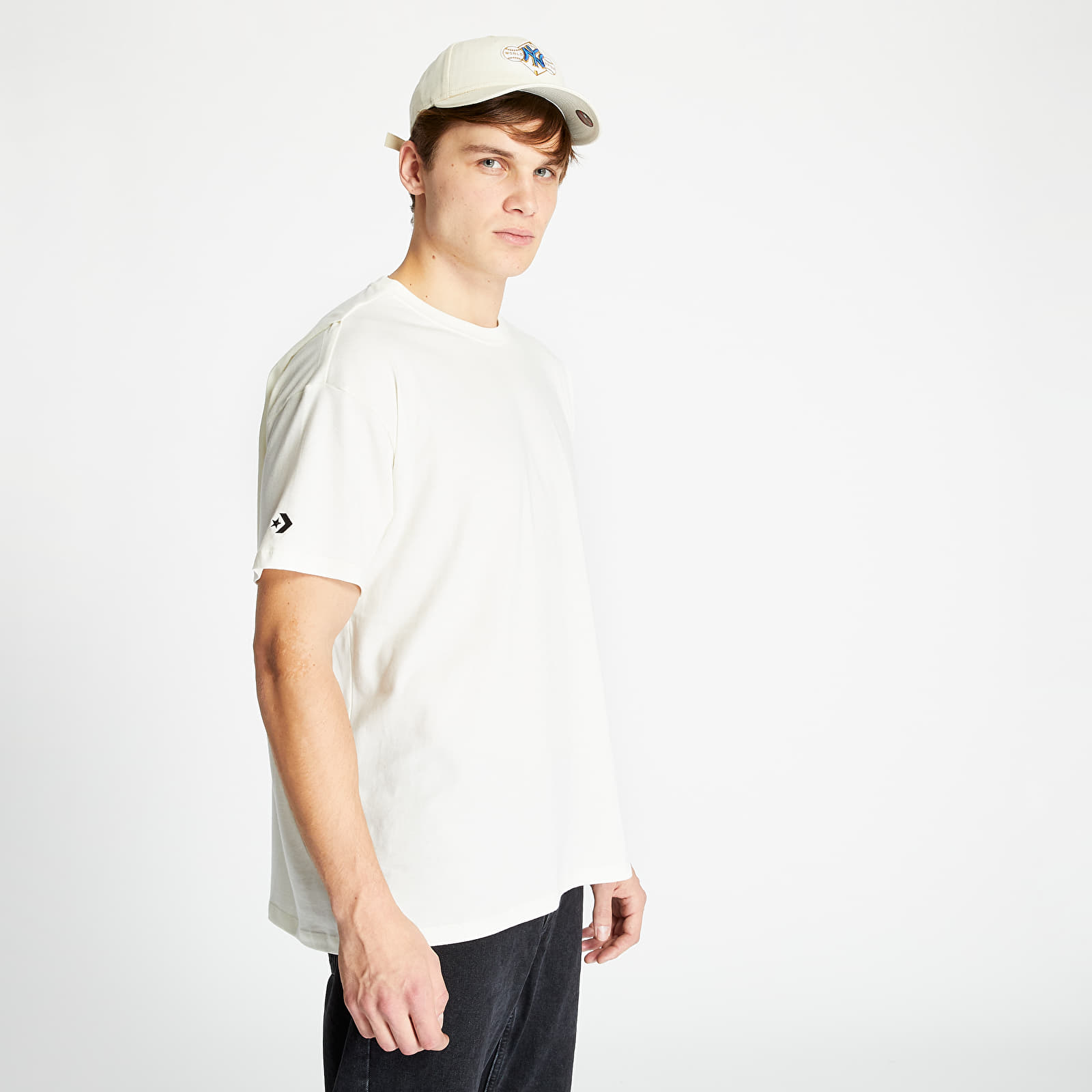 Magliette Converse Shapes Box Tee Off White