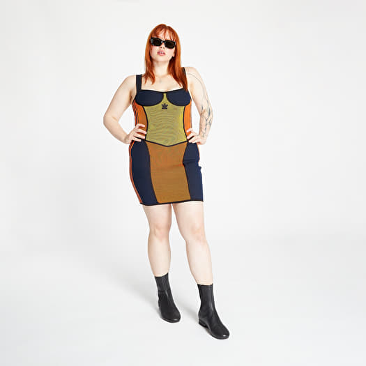 adidasxPaolina Russo パウリーナ・ルッソ コルセットドレス Dress adidas x Paolina Russo Knit Corset Dress Active Gold/ Black