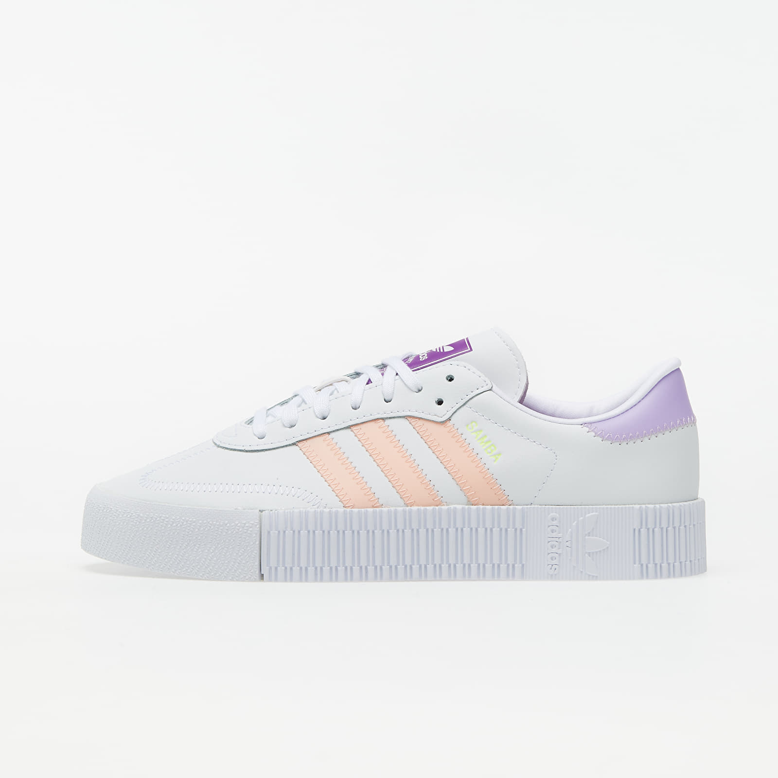 Damen Sneaker und Schuhe adidas Sambarose W Ftw White/ Haze Coral/ Shock Purple