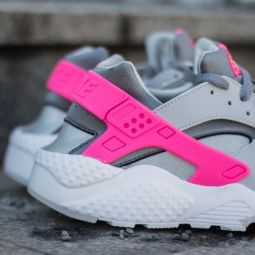 Nike huarache grigie e rosa shop