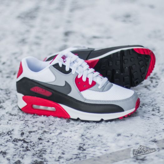 Nike Air Max 90 Essential White Dark Grey Wolf Grey Black