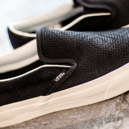 Vans Classic Slip On Braided Suede Black