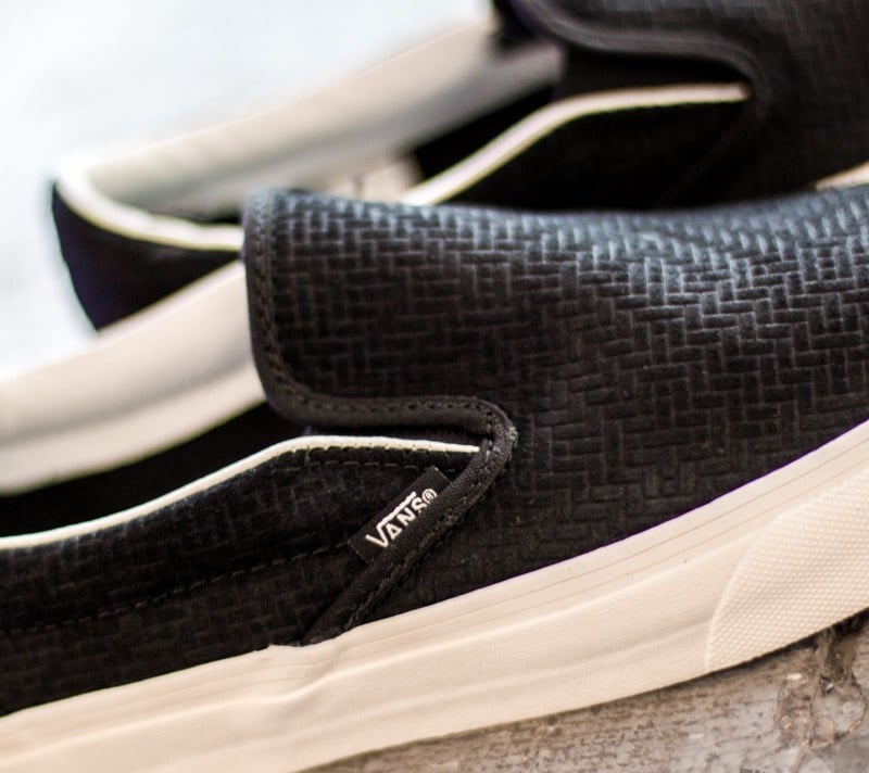 Herren Sneaker und Schuhe Vans Classic Slip On Braided Suede Black Footshop