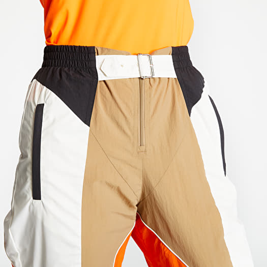 Orange and white adidas pants store