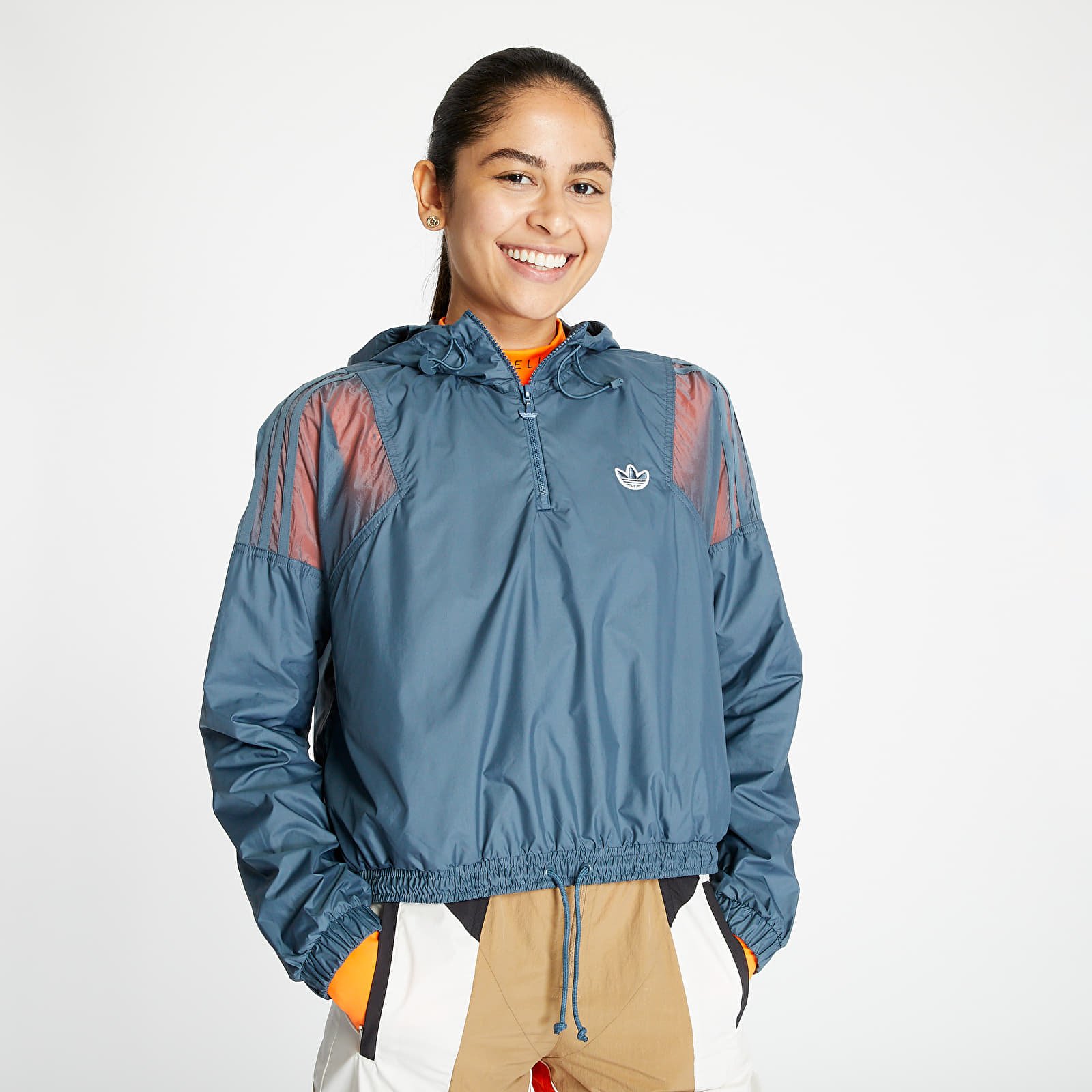 Adidas windbreaker mens blue shop