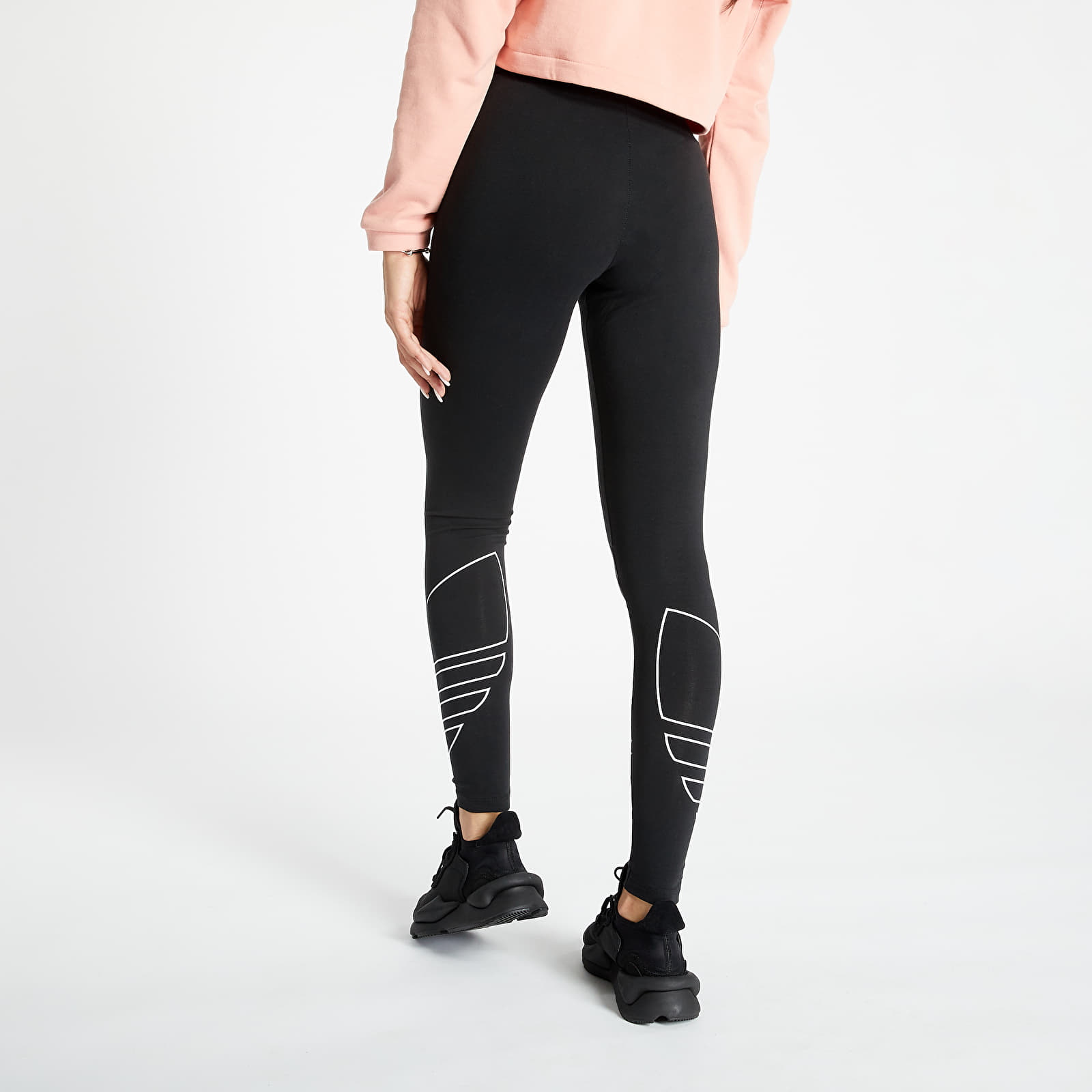 Nohavice adidas Large Logo Tights Black